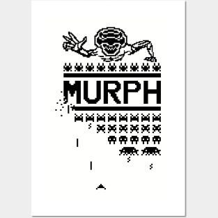 Murph Invaders White Posters and Art